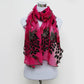 Women's Peacock Embroidery Scarf Bronzing Peacock Silk Scarf Lace Gauze Edging Solid All Match Neck Collar Scarves High Quality Neckerchief Shawls