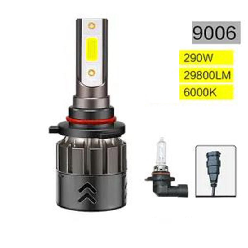 Front Lighting Car Headlights Strong Light Super Bright Car Bulb Accessories 12V24V 290W/330W H1 H4 H7 Far and Near Light Integrated 9005 9006 9012