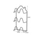Bathroom Slippers Rack Simple Shoe Rack Door Hook Rack Shoe Rack Door Strong Hook Multifunctional Household Shelf Home Organizer