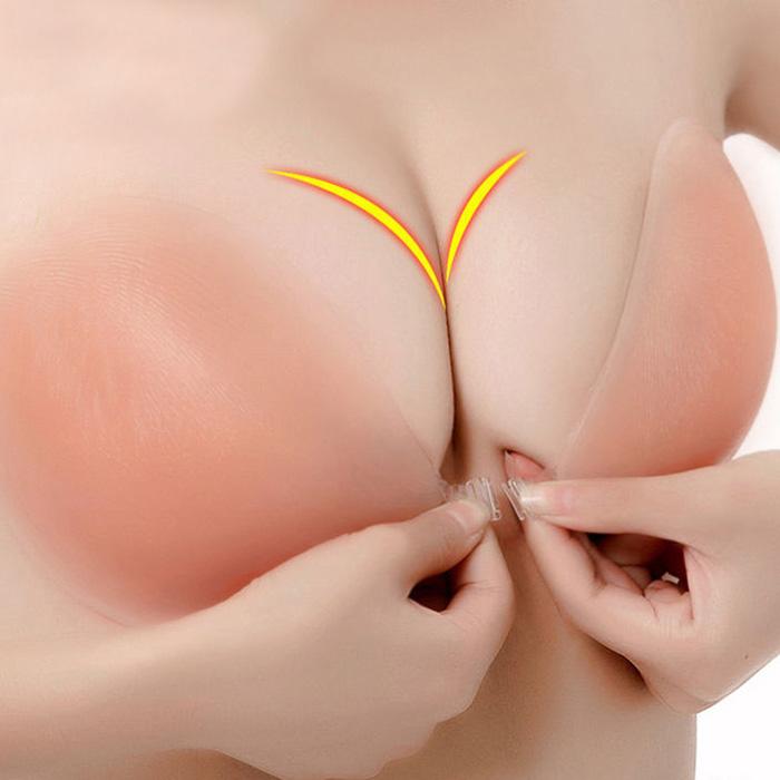 Silicone Chest Stickers Invisible Bra Gather Underwear Wedding Evening Dress Sexy Non-slip