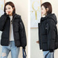 Off-white Women's Fashion Short Jacket Winter Thick and Loose Plus Size Down Padded Jacket Trend Wild Hooded Ladies Padded Jacket