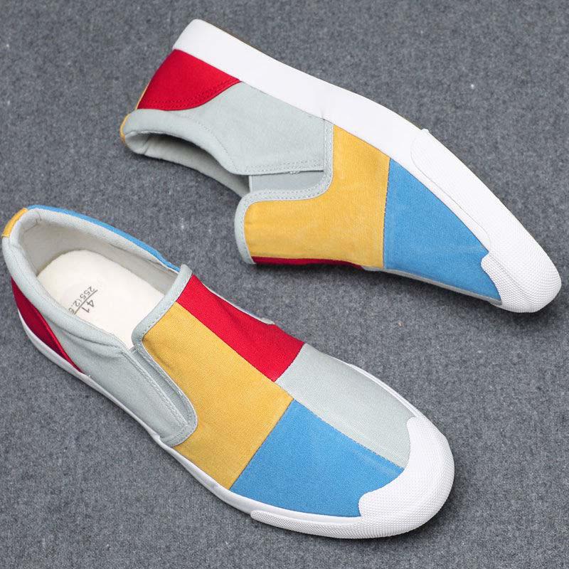 Plus Size 38-44 Summer Men Canvas Sneakers Comfortable Running Basketball Shoes Breathable Shockproof Non-slip Shoes