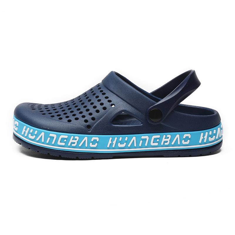 Summer Cave Shoes Men's Sandals Beach Shoes Large Size Camouflage Outdoor Two Wear Hollow Slippers Men