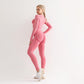 Yoga Clothing Set Sports Suit Women Sportswear Sports Outfit Fitness Set Athletic Wear Gym Seamless Workout Clothes for Women Fitness Jogging Suit