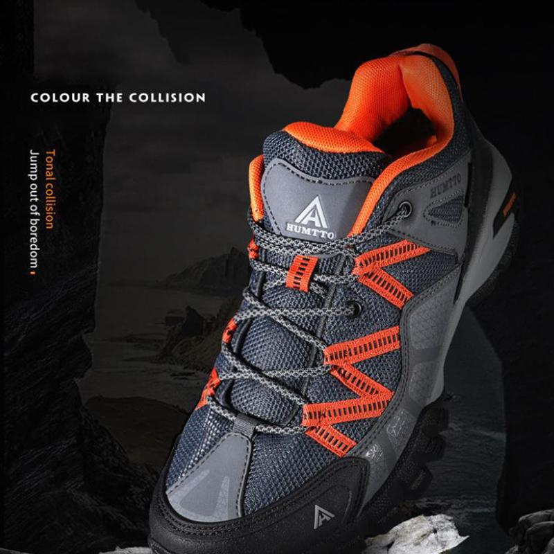 Outdoor Hiking Shoes Men's Lightweight Sports Hiking Shoes Non-slip Waterproof Wear-resistant Large Size Sports Shoes
