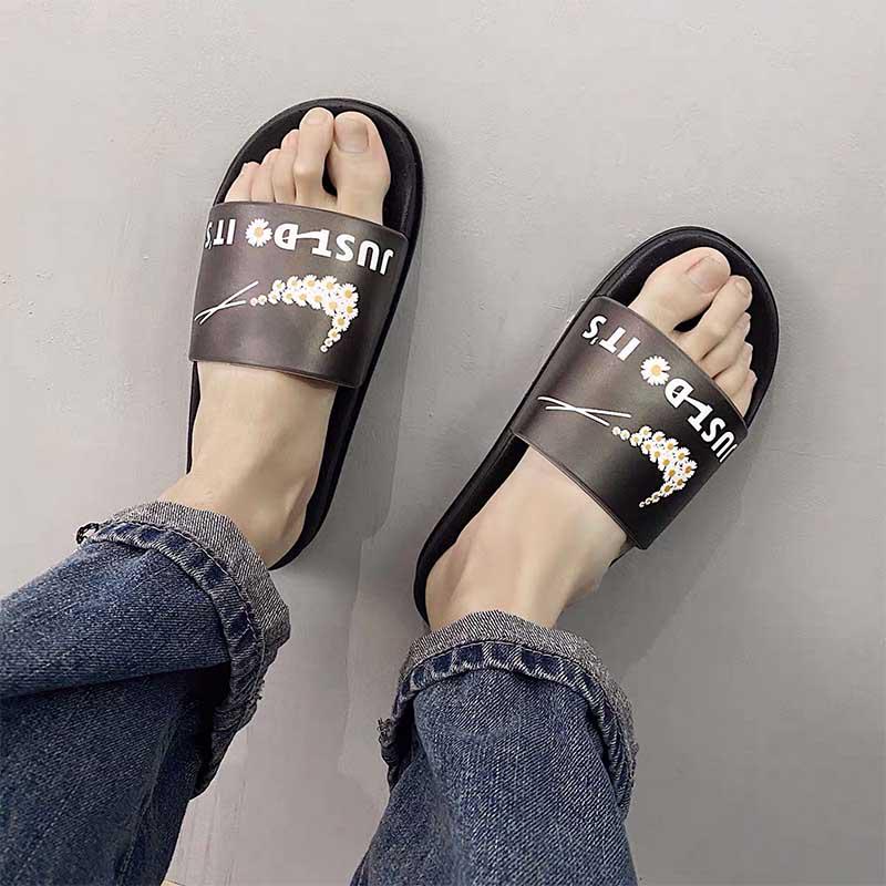 Original slippers outdoor summer personality couple fashion non-slip soft bottom wear deodorant
