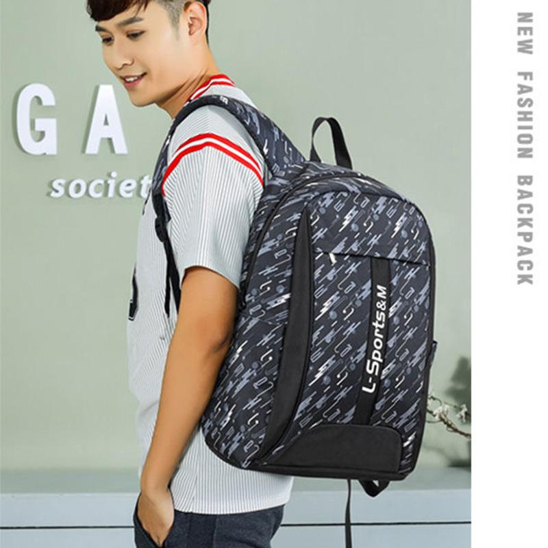 Junior High School Student School Bag High School Boy School Bag Male Trend Elementary School Student Backpack Female Large-capacity Backpack