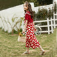 Girls' Suits Children's Two-piece Short-sleeved Wide-leg Pants Summer Big Boys and Girls Mosquito Pants Western Style
