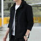Autumn Jacket Men's Casual Hooded Jacket Youth Handsome Plus Size Men's Jacket Korean Version