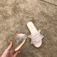 Slippers Women All-match Fashion Outer Wear Summer Flat Non-slip Sandals and Slippers Pregnant Women Soft Bottom Lace