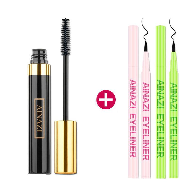 Long-lasting non-smooth slender beginner Black Mascara Waterproof and sweatproof without makeup