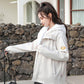 Fake Two-piece Jacket Women Spring and Autumn Loose Korean Version of The Wild Retro Hong Kong Style Thin Jacket