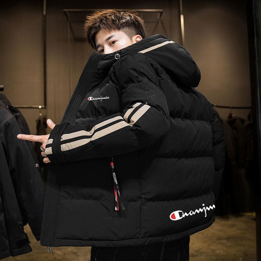 Men's Winter Jacket Trend Warmth Padded Jacket Thick Plus Size Down Padded Jacket Winter Padded Jacket