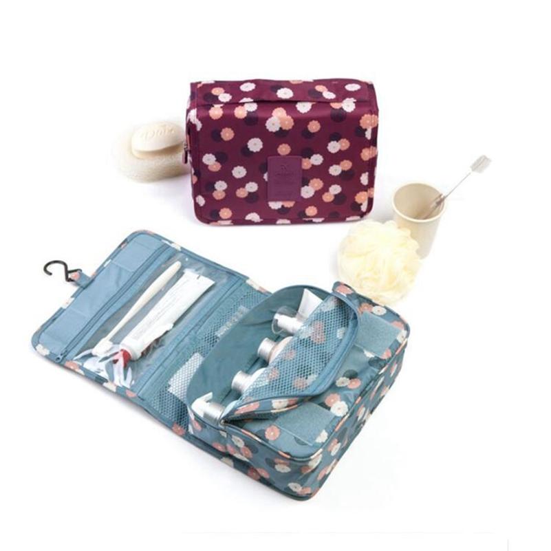 Storage Bag with Hook Waterproof Toiletry Bag Hanging Women Cosmetic Bag Organizer Pouch Handbag