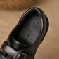 Korean Version of Small Leather Shoes Women Single Shoes Women Soft Leather Platform Loafers Lazy Shoes