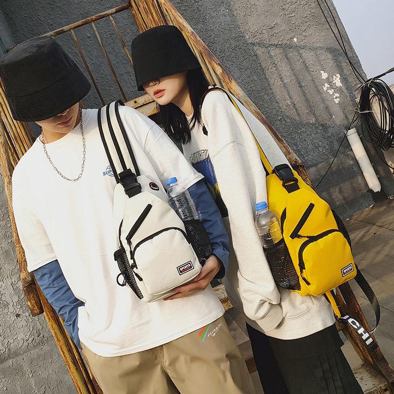 Fashion Ladies Cross-body Chest Bag Backpack Dual-use Large-capacity Male Trendy Brand Korean Version of The Wild Chest Bag Student Shoulder Bag