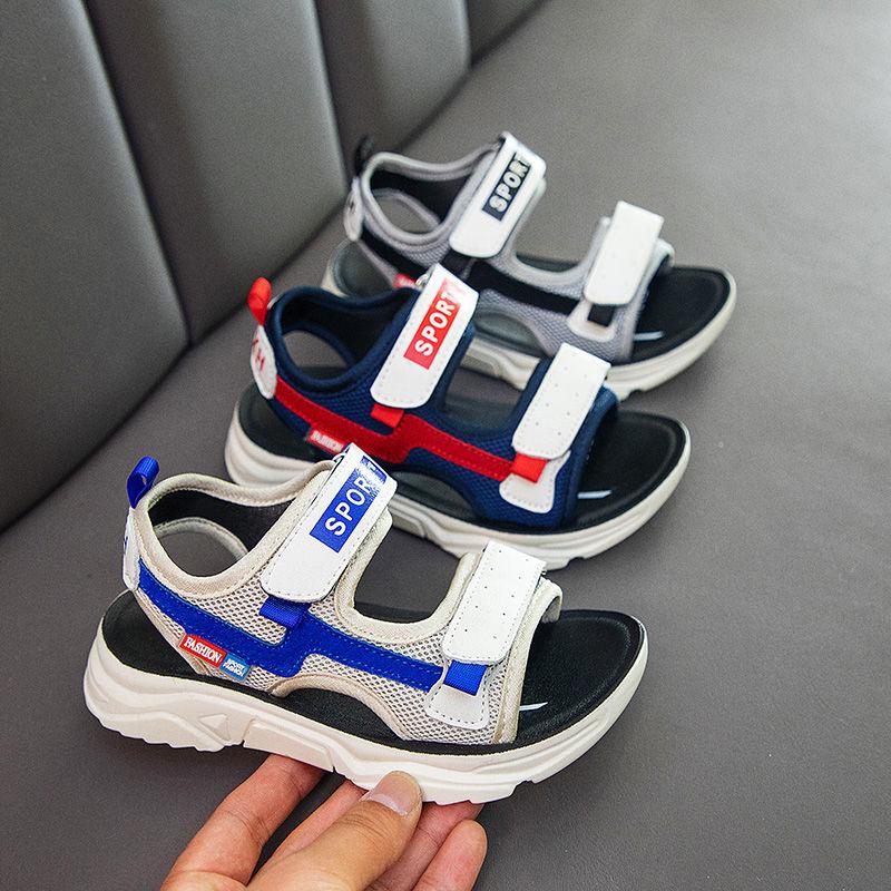 Children's Sandals Open-toed Soft-soled Non-slip Beach Shoes Large Children's Student Shoes Boys Children's Shoes Summer