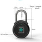 Fingerprint Padlock Intelligent Lock Dormitory Locker Warehouse Door Security Lock Outdoor Remote Authorization Password Padlock