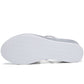 Leather Wedge Sandals Women's Wear Thick-soled Sandals Go Out Non-slip Slip-on Slippers Thick-heeled Women's Shoes with Diamond Decoration