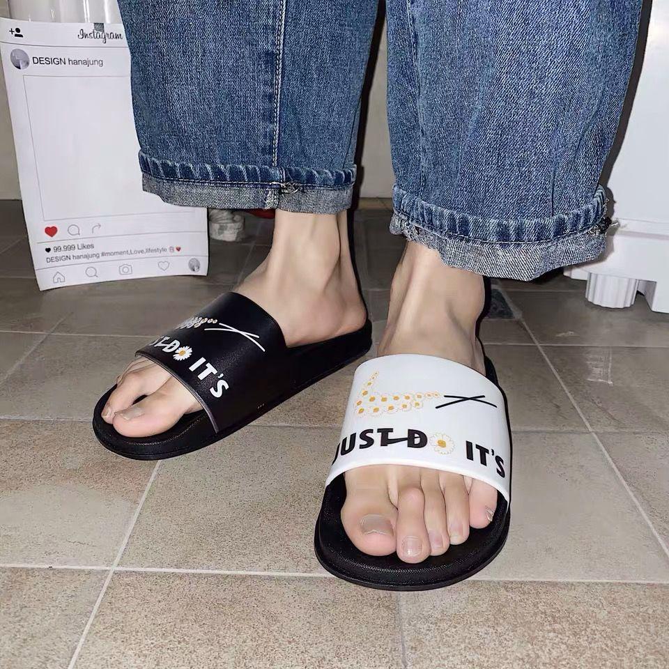 Original slippers outdoor summer personality couple fashion non-slip soft bottom wear deodorant