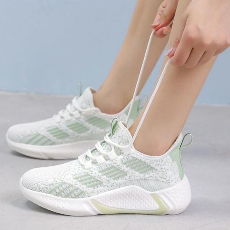 Spring  Summer Sports Shoes Women's All-match Student Running Shoes Casual Light Soft-soled Running Shoes