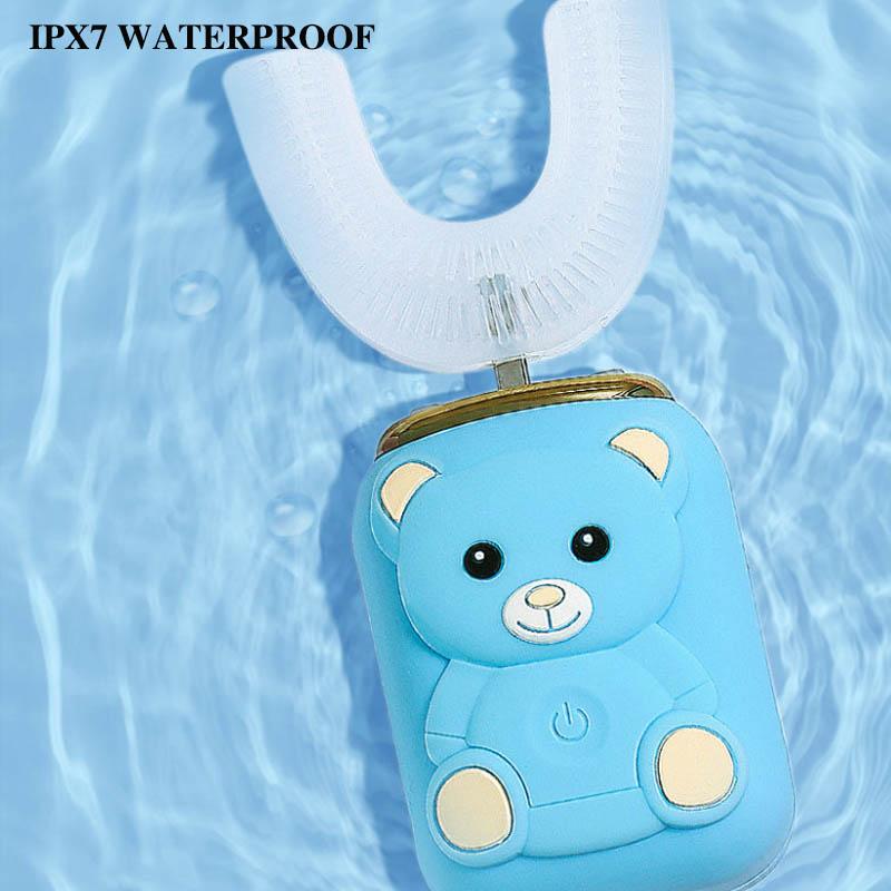 Children's Toothbrush U-shaped Electric Toothbrush U-shaped Automatic Baby 2-6-12 Years Old Child Protection Gum Toothbrush