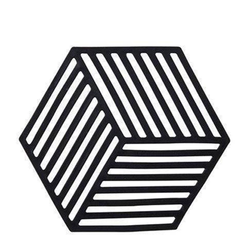 1/2/4/8pcs Household Geometric Shape Silicone Coaster High Temperature Resistant Table Mat Insulation Pad Anti-scald Coaster Non-slip Drink Coaster