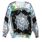 Autumn Winter Ethnic Style Digital Printing Sweater Thin High Quality Jumper Tops Women Pullover Knit Bottoming Sweater