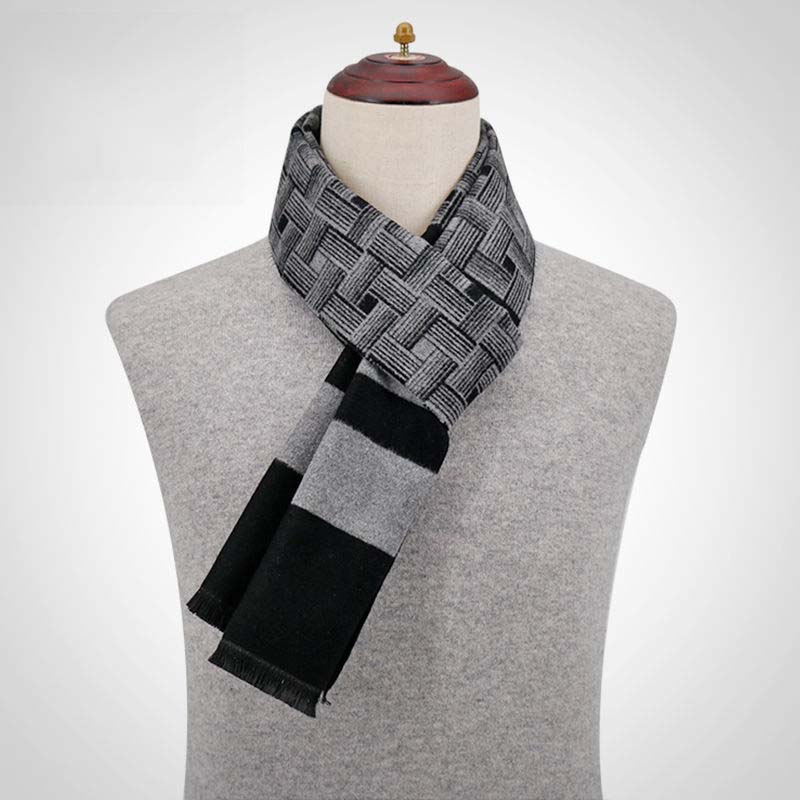 Men's Scarf Autumn and Winter New Boys Warm All-match Scarf