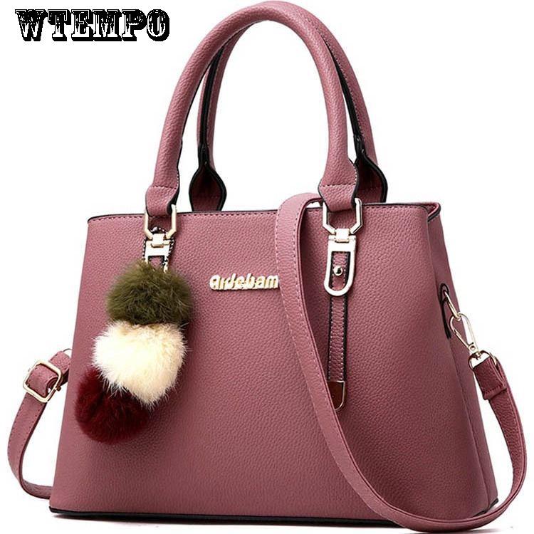 Leather Handbags Women Bag High Quality Casual Shoulder Bag Elegant and Temperament