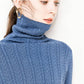 Autumn and winter turtleneck sweater women's knit bottoming shirt set inside the Slim long sleeve