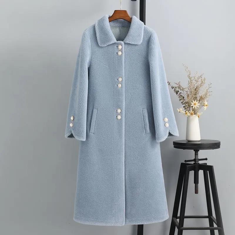 Winter Women High Quality Faux Fur Coat Luxury Long Fur Coat Loose Lapel OverCoat Thick Warm Plus Size Female Plush Coats
