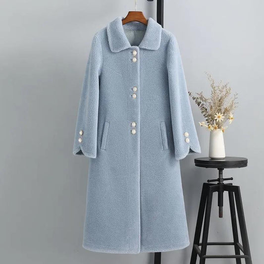 Winter Women High Quality Faux Fur Coat Luxury Long Fur Coat Loose Lapel OverCoat Thick Warm Plus Size Female Plush Coats