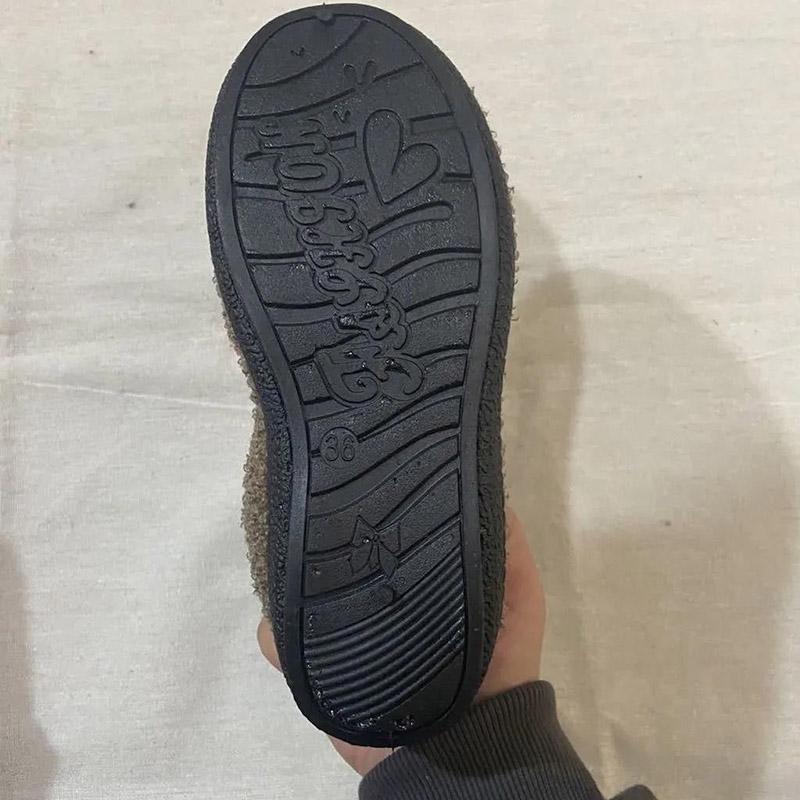 Cotton Shoes Women's Autumn and Winter Warm Plus Velvet Low-top Flat Home Shoes Non-slip Slip-on Shoes