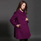 Autumn Winter Jacket Women Overcoat Wool Coat Plus Size 3xl 4xl Slim Blend Clothes Ladies Outerwear