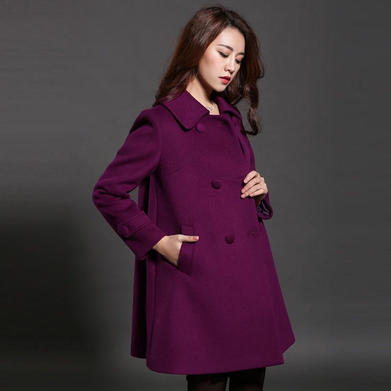 Autumn Winter Jacket Women Overcoat Wool Coat Plus Size 3xl 4xl Slim Blend Clothes Ladies Outerwear