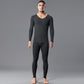 Thermal Underwear Men's Seamless Self-heating Thickening Plus Velvet De Velvet Thermal Clothing Suit Autumn Clothes Long Trousers Men's Winter