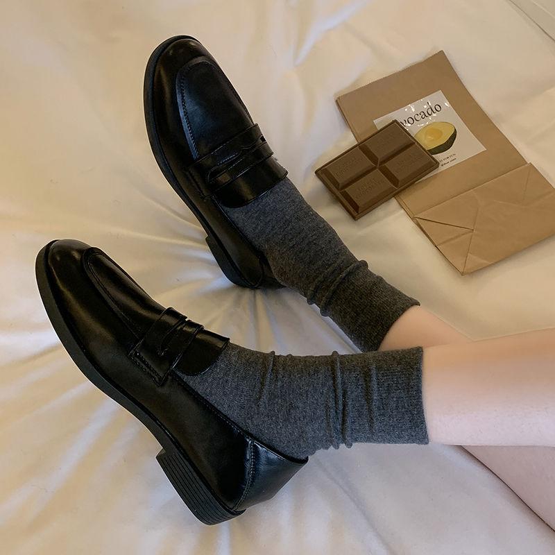 Small Leather Shoes Women's British Style Spring Autumn All-match Women's Shoes Retro Loafers Flat Shoes
