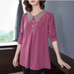 Spring and Autumn Long-sleeved T-shirt Loose Solid Color Top Casual Round Neck Bottoming Shirt