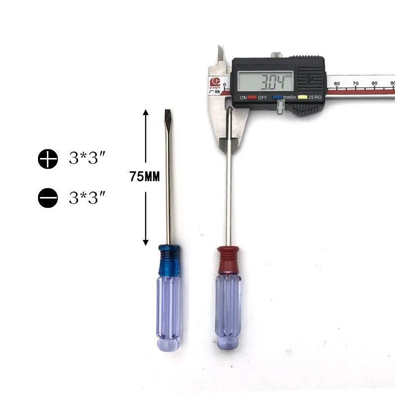 1/2/5/30pcs Household Magnetic Screwdriver Insulated Crystal Handle Toy Machine Removal ToolA