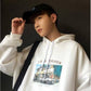 Autumn Winter Hoodies Male Warm Fleece Coat Hooded Men Black Hoodies Cashmere Addition Sweatshirts