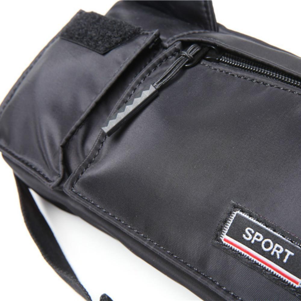 Waist Bag Men and Women Multi-function Chest Bag Messenger Bag Fitness Sports Canvas Shoulder Bag