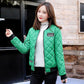 Autumn Green Black Jacket Women Korean Parkas Lady Solid Short Jackets Female O-neck Casual Outwear Coats