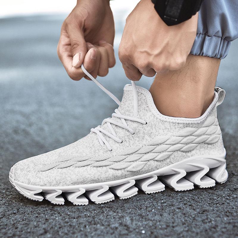 Men's Running Shoes Coconut Blade Twist Sole Men Sneakers Dad Sneakers Breathable Light Sport Shoes