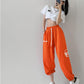 Hip-hop Jazz Dance Pants Women's Loose Casual Sports Pants Square Dancing Loose Wide-leg Pants