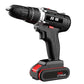 128Vf Industrial Cordless Electric Drill Two-speed Electric Screwdriver with Rechargeable Motor Power Tools