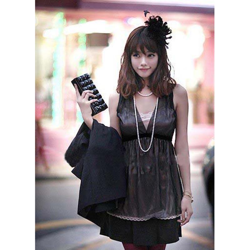 Wild Pearl Sweater Chain Knotted A Variety of Long Necklaces