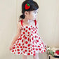 Children Dress Spring Summer Sling Kids Clothing  Baby Girls Clothing Solid Sleeveless Dress Girl