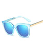 fashion brand sunglasses cat eye pink sunglasses woman shades mirror female square sun glasses for w