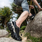 Breathable Outdoor Sports Net Shoes Men's Mesh Casual Summer Hiking Shoes Non-slip Mesh Hiking Men's Shoes